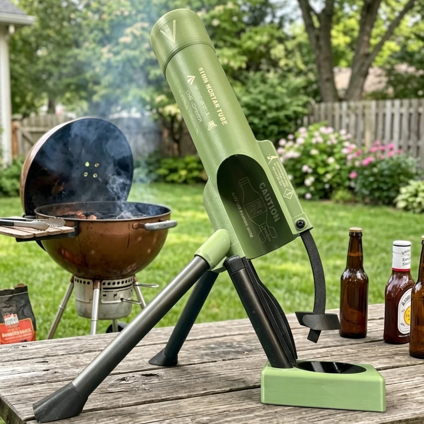 💥Mortar Bottle Cap Launcher
