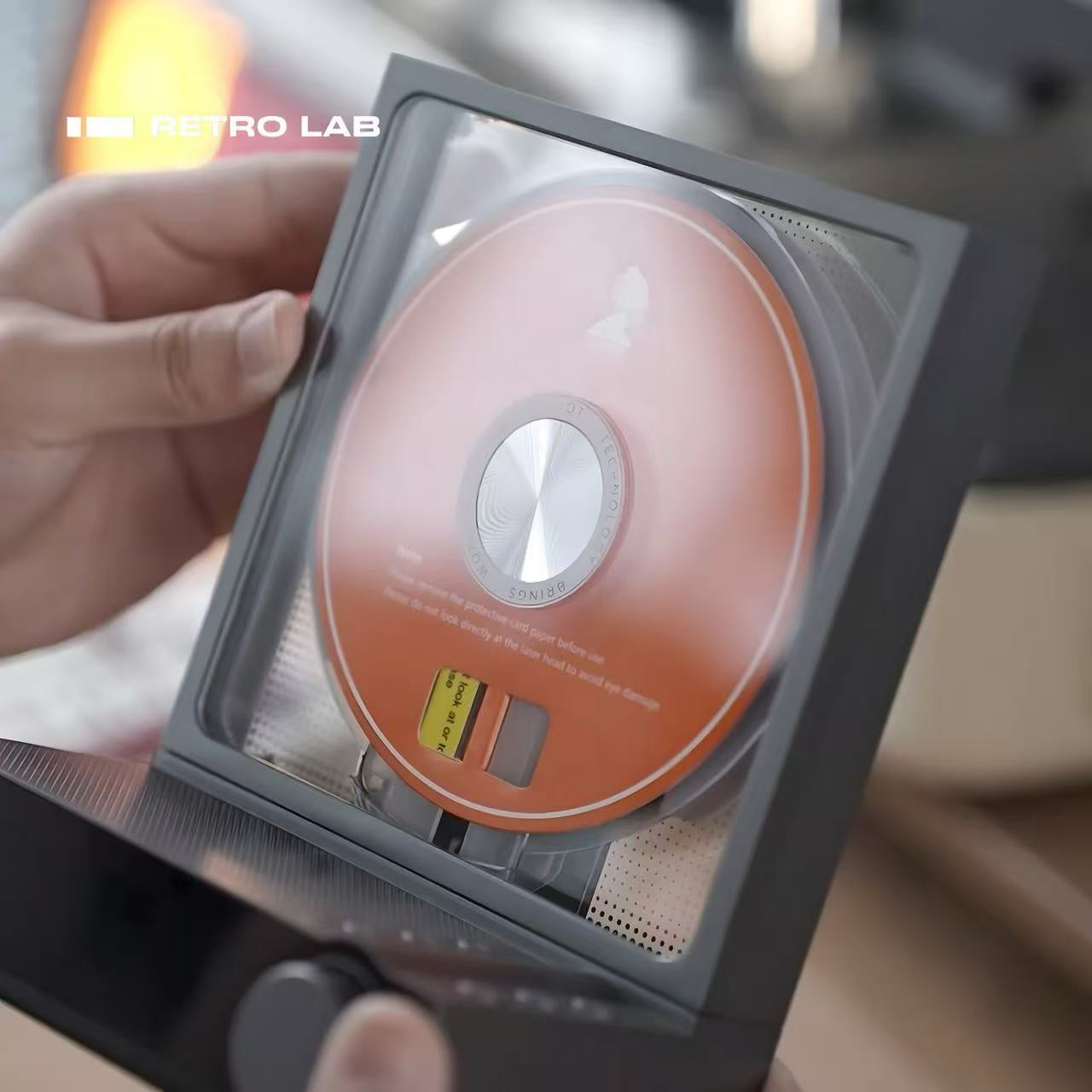 💿All-in-One Transparent CD Player with Bluetooth 5.3