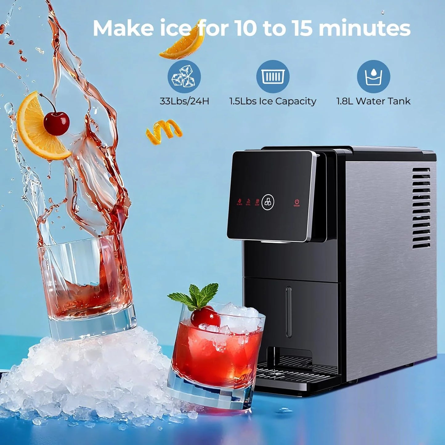 🧊 Countertop Nugget Ice Maker