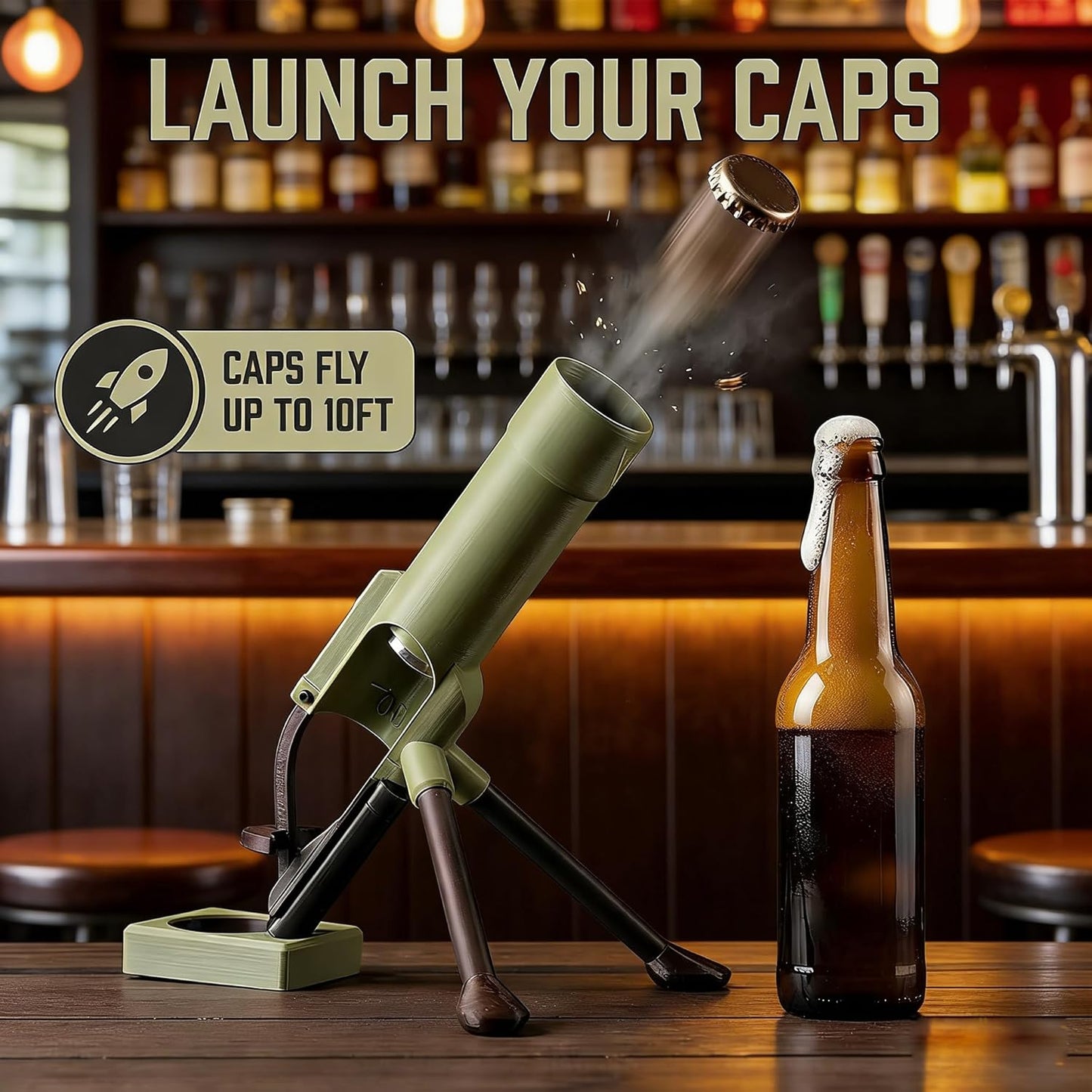 💥Mortar Bottle Cap Launcher