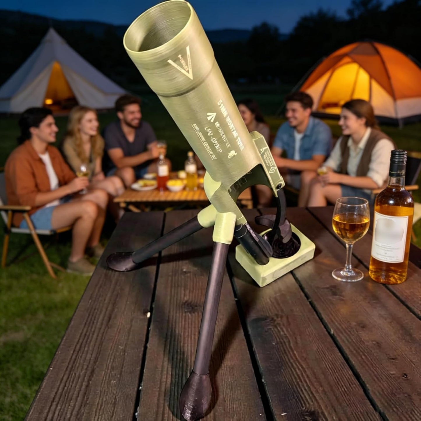 💥Mortar Bottle Cap Launcher