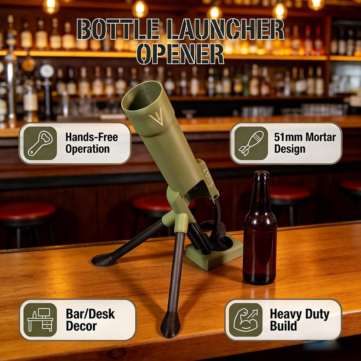 💥Mortar Bottle Cap Launcher