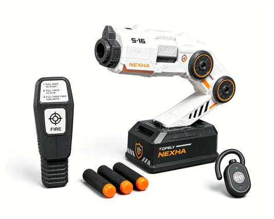 🤖 Smart Tracking Mechanical Arm Foam Blaster