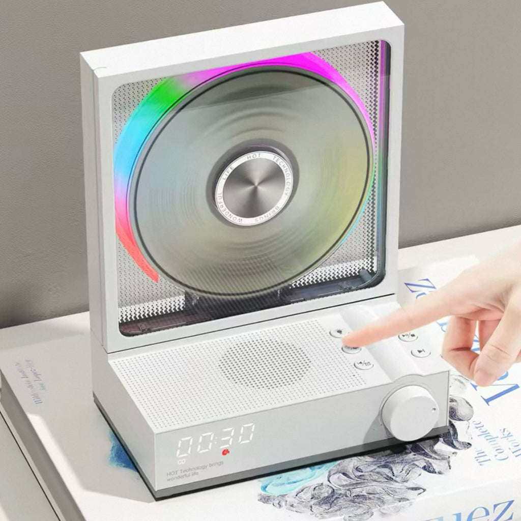 💿All-in-One Transparent CD Player with Bluetooth 5.3